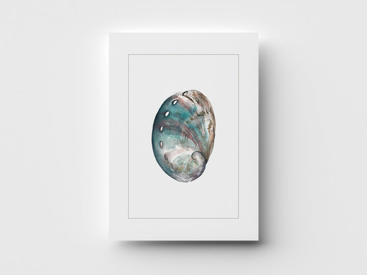 "Red Abalone" Greeting Card