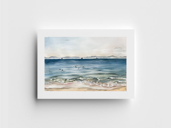 "Carpinteria Beach" Limited Edition Print