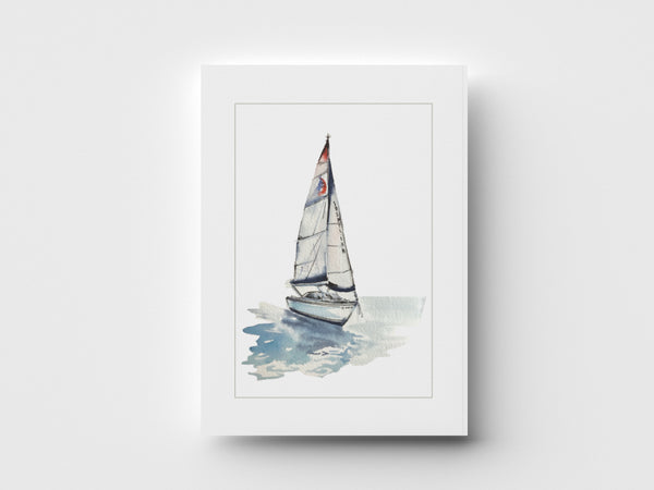 Sailboat Greeting Card