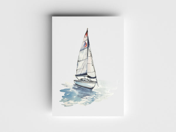 Sailboat Mini Limited Edition Print